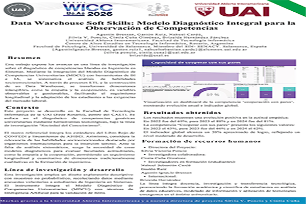 Data Warehouse Soft Skills: Modelo Diagnóstico Integral para la Observación de Competencias